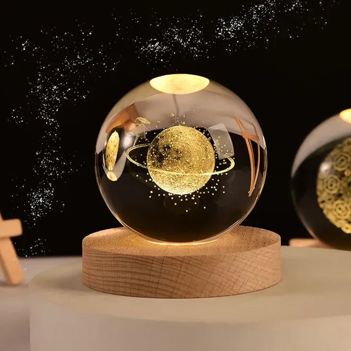 3D Galaxy Crystal Ball Night Light - Rumaisas
