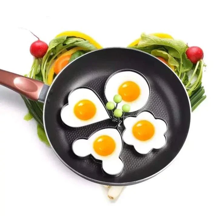 4Pcs Egg Shaper Stainless Steel - Rumaisas
