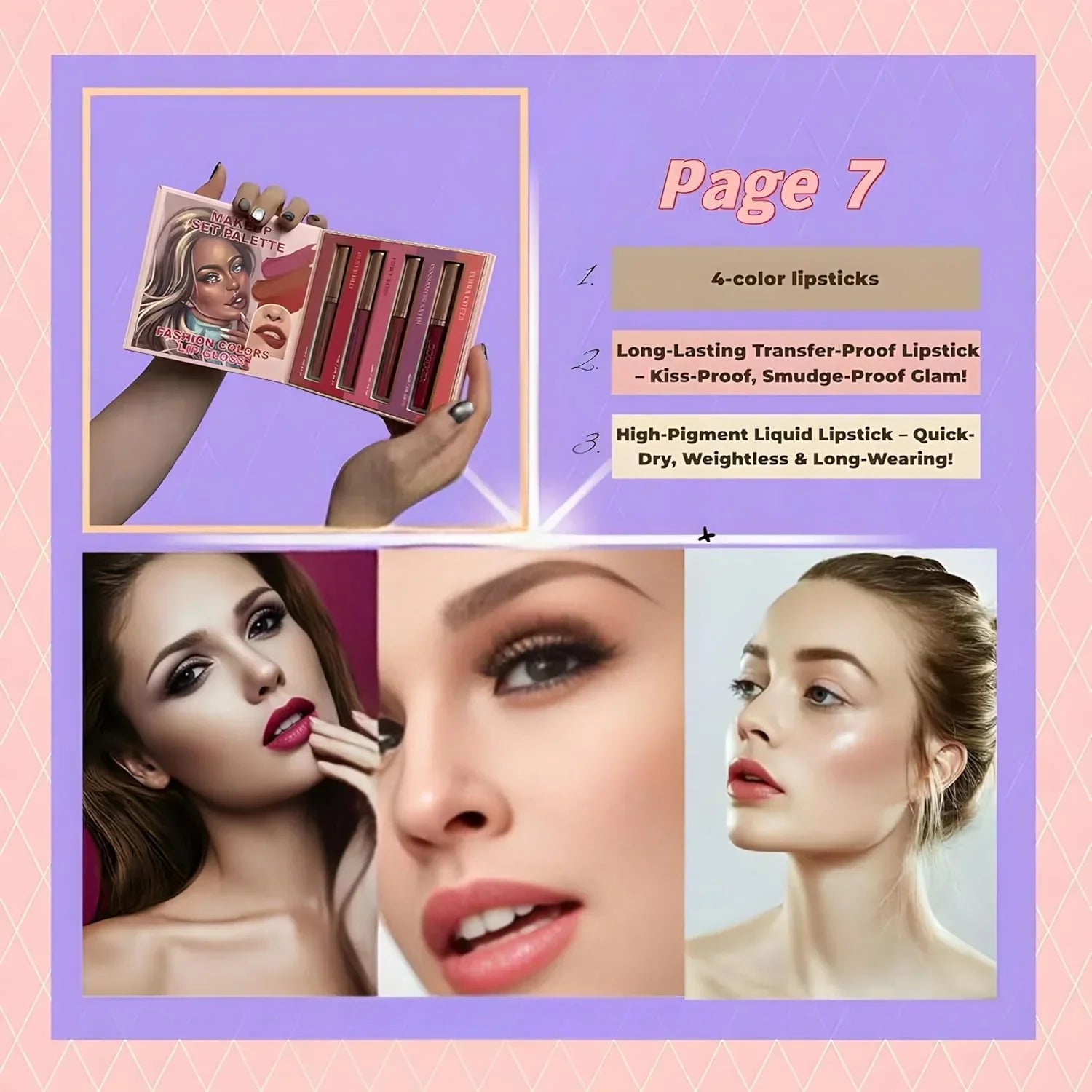 All in One 7 Pages Makeup Book - Rumaisas