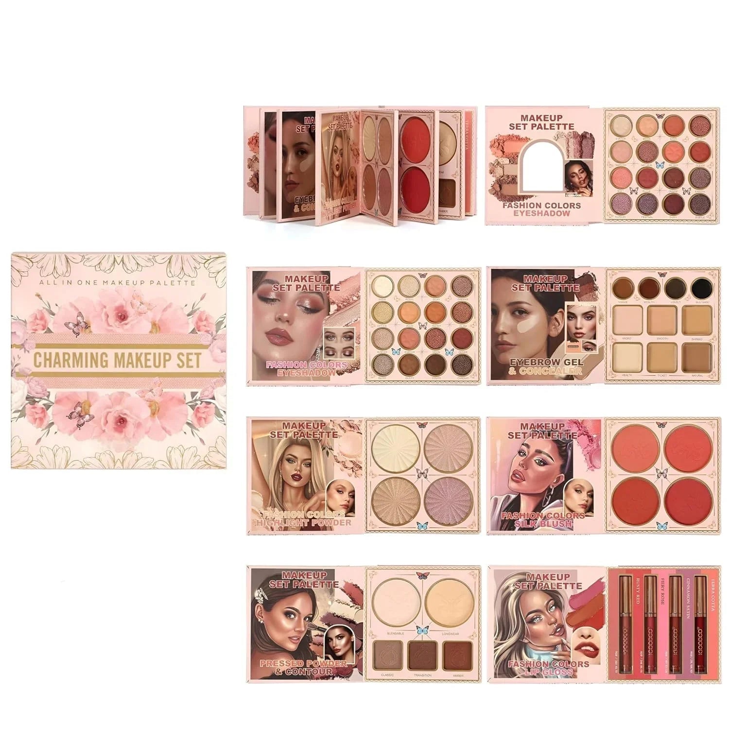 All in One 7 Pages Makeup Book - Rumaisas