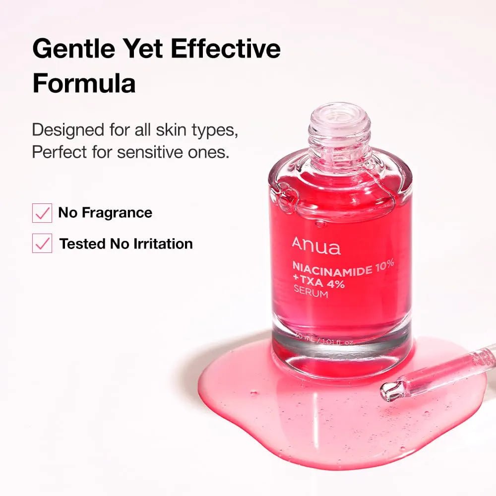 Anua 10% Niacinamide+ 4% Tranexamic Acid Serum Korean Skin Care - 30ml Made in Korea - Rumaisas