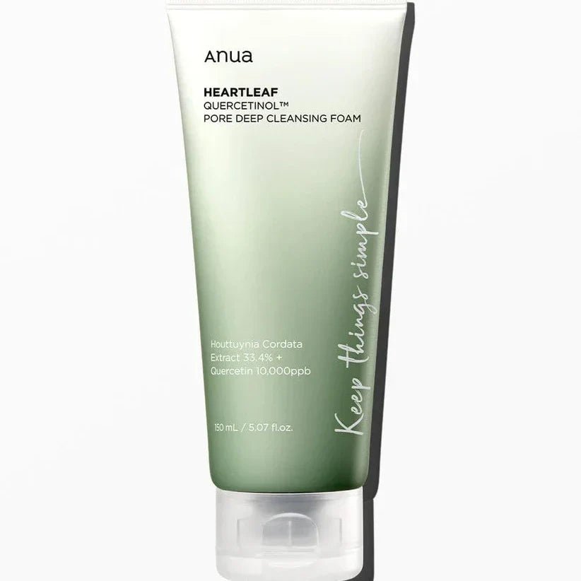 Anua Heartleaf Quercetinol Pore Deep Cleansing Foam - 150ml - Rumaisas