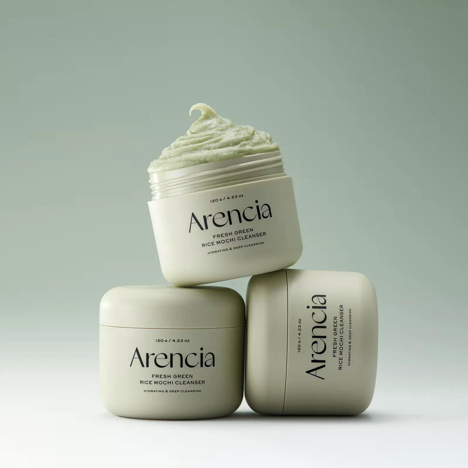 Arencia Fresh Green Rice Mochi Cleanser - 120g - Rumaisas