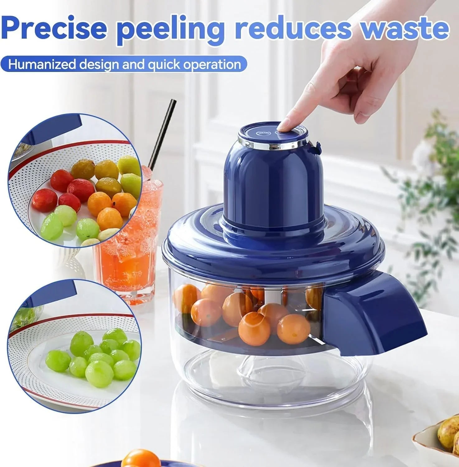 Automatic Electric Fruit & Vegetables Peeler Machine - Rumaisas