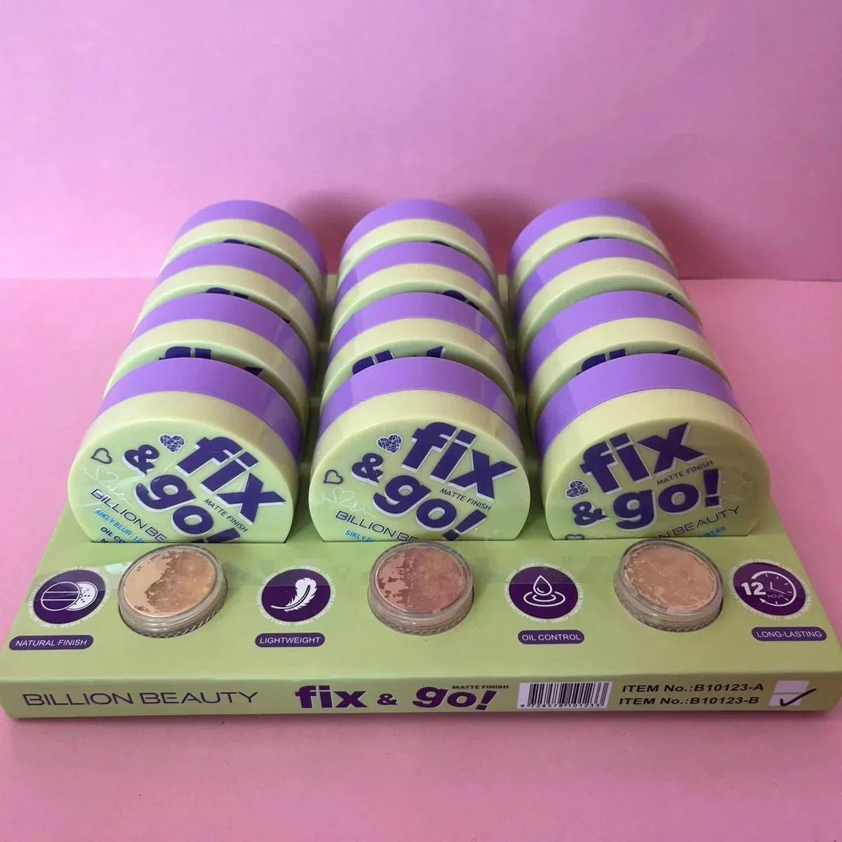 Billion Beauty Matte Finish Fix & Go Loose Powder - Rumaisas