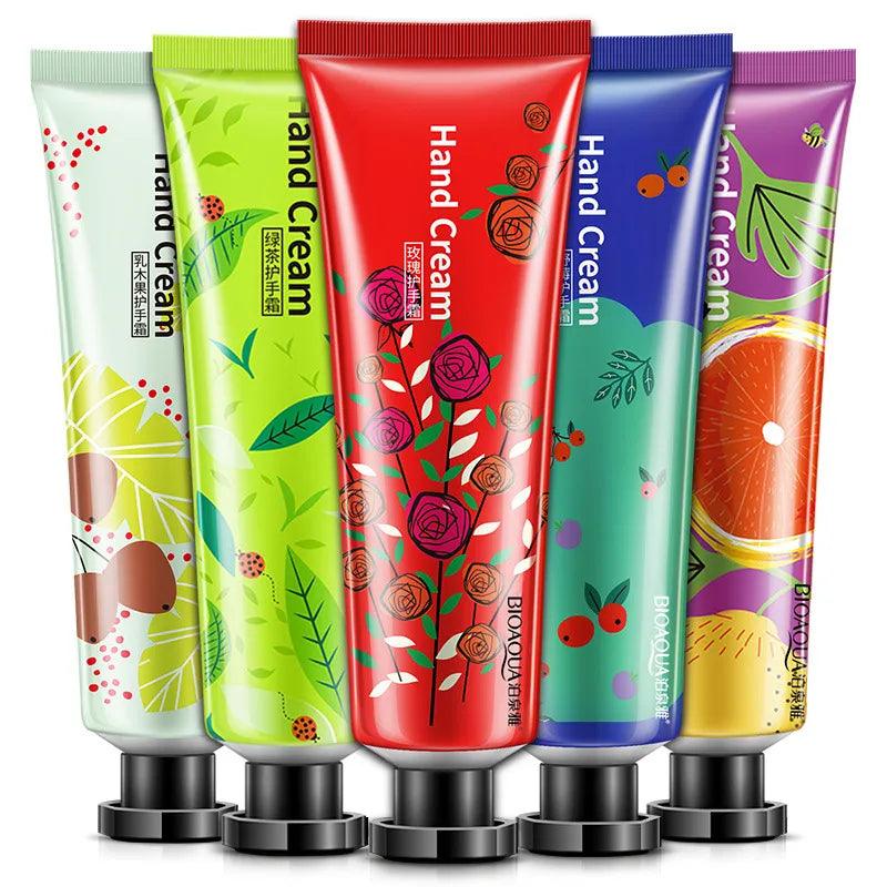 Bioaqua Plant Fragrance Moisturizing Hand Cream Set - Pack of 5 - Rumaisas