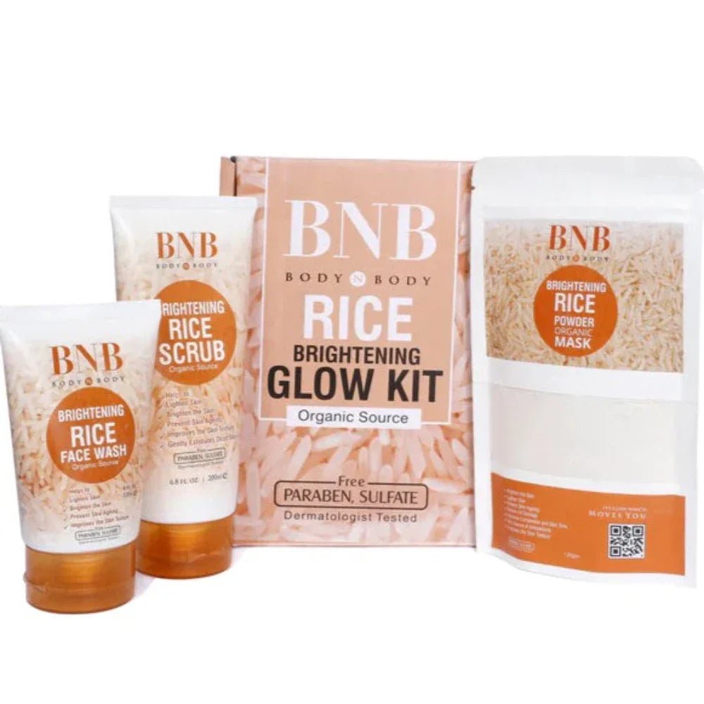 BNB Rice Extract Bright & Glow Kit (Original) - Rumaisas