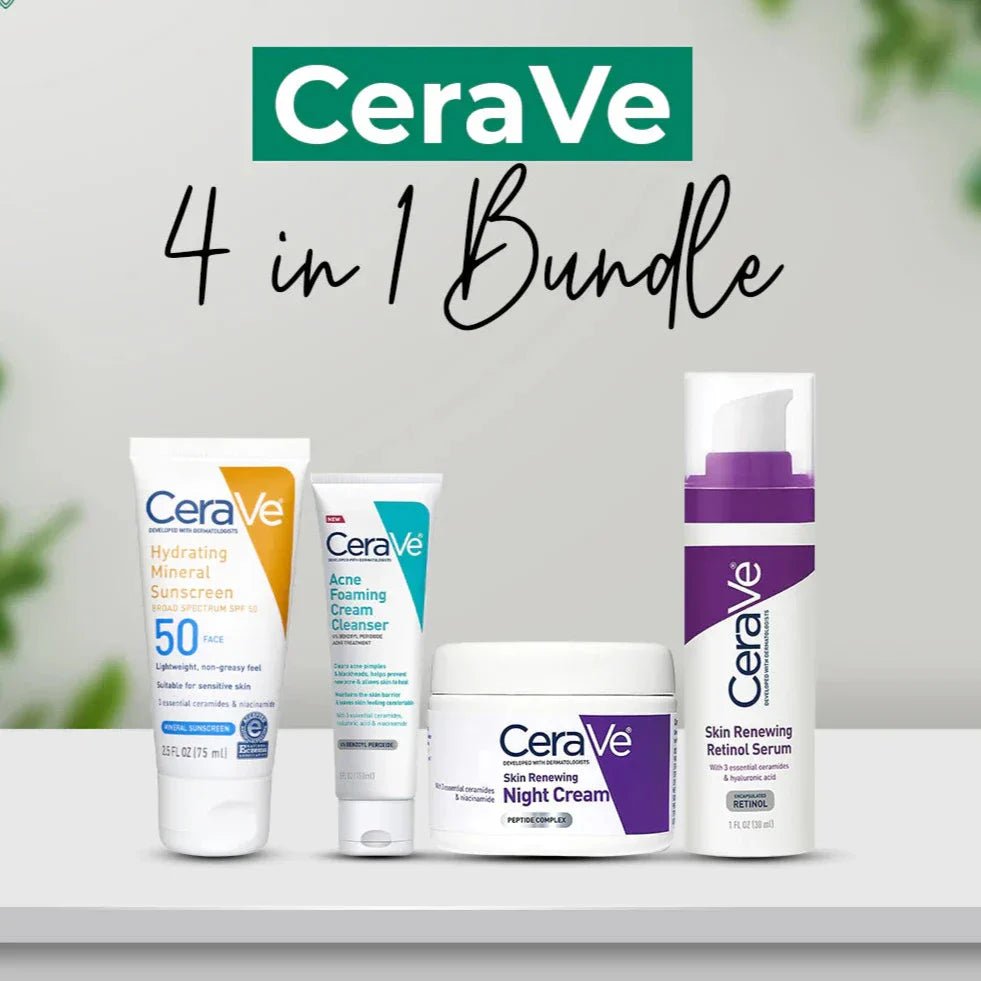CeraVe 4 in 1 Skincare Bundle - Rumaisas