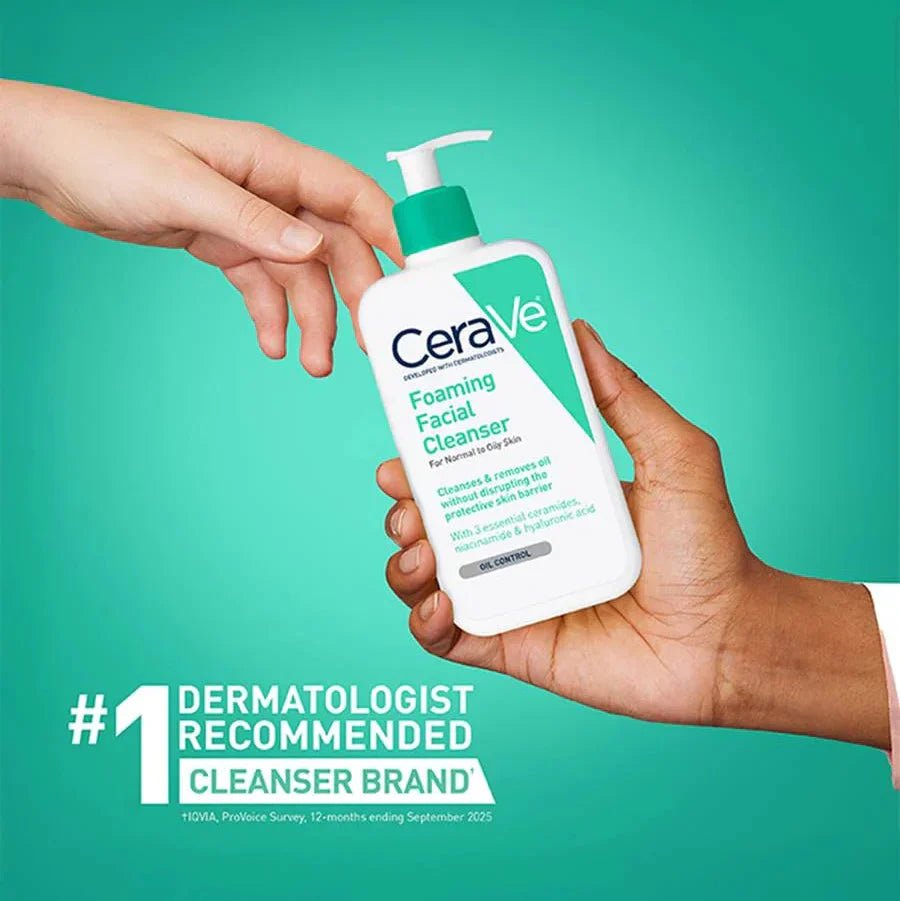 Cerave Foaming Facial Cleanser - 473ml - Rumaisas