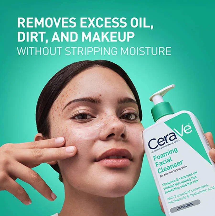Cerave Foaming Facial Cleanser - 473ml - Rumaisas