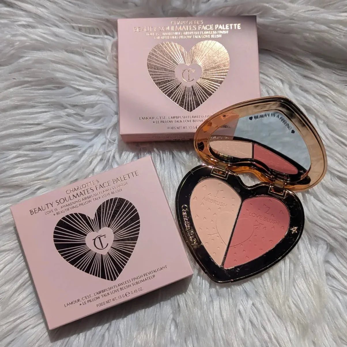 Charlotte Tilbury Pillow Talk Beauty Soulmates Face Palette - 13g - Rumaisas