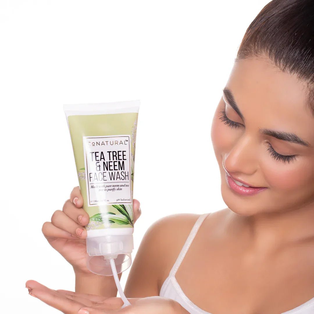 CoNatural Tea Tree & Neem Facewash - 150ml - Rumaisas