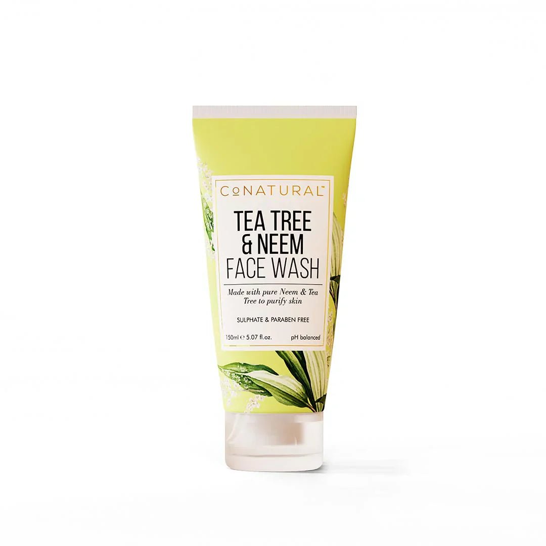 CoNatural Tea Tree & Neem Facewash - 150ml - Rumaisas