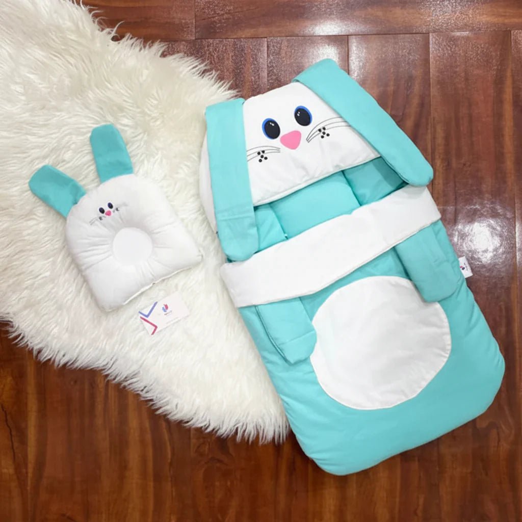 Cute character carry nest bister with head pillow - Rumaisas