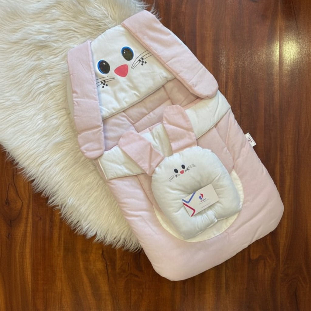 Cute character carry nest bister with head pillow - Rumaisas