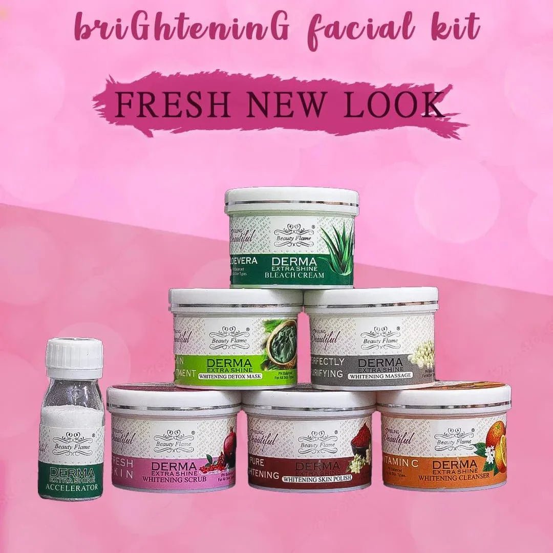 Derma Extra Shine Facial Kit - 95ml Each - Rumaisas