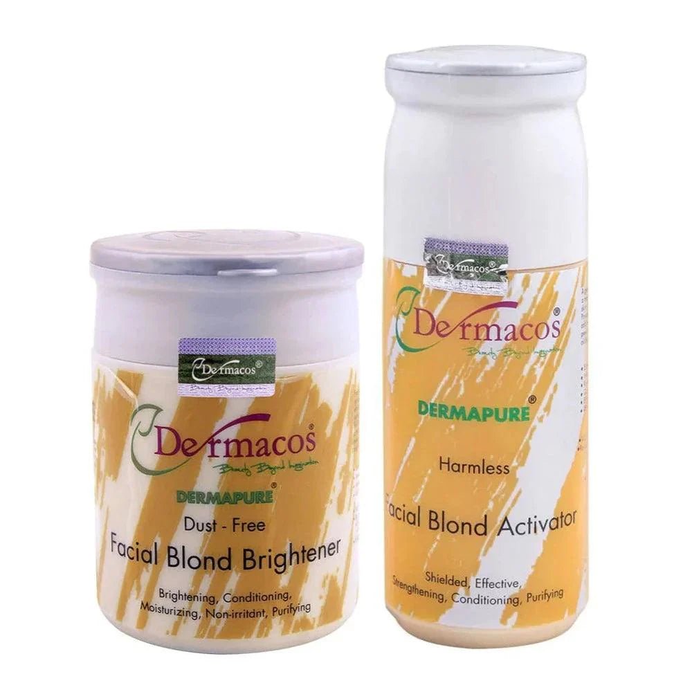Dermacos Skin Polish Brightener - 200g + Activator - 200ml - Rumaisas