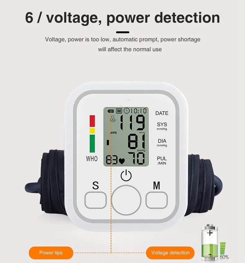 Digital BP apparatus Arm Type Blood Pressure Monitor - Rumaisas