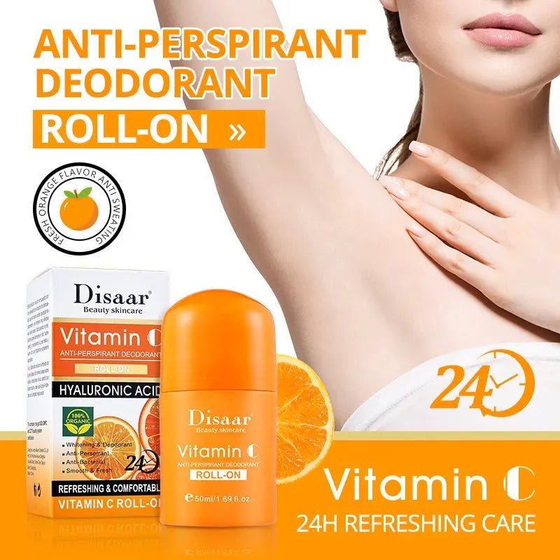 Disaar Whitening Anti - Perspirant Vitamin C Deodorant Roll‑On - 50ml - Rumaisas