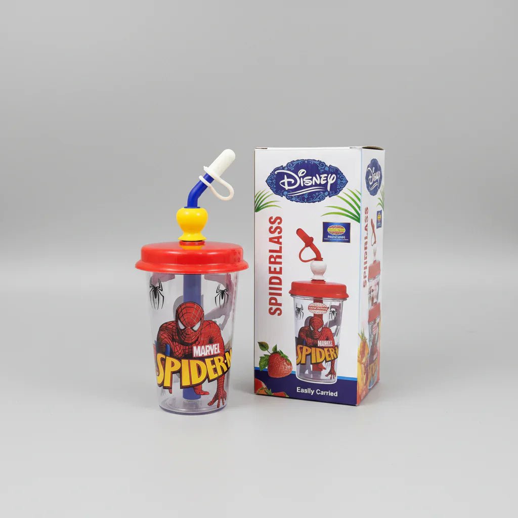 Disney Cartoon themed tumbler with a straw - Rumaisas