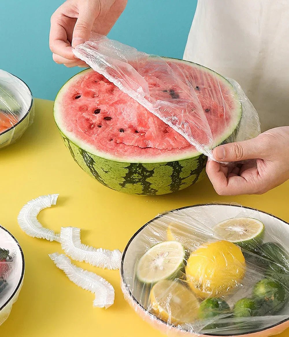 Disposable Plastic Food Cover - 100Pcs - Rumaisas
