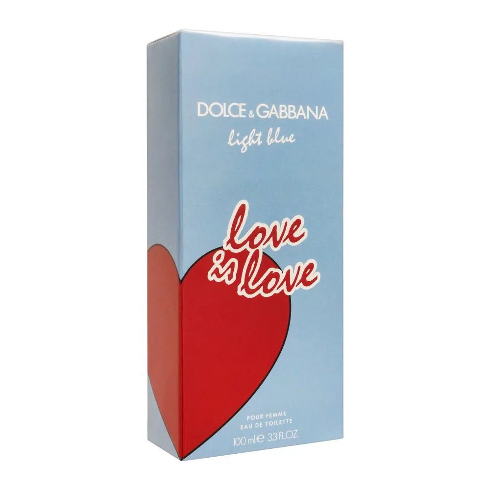 Dolce & Gabbana Light Blue Love Is Love Pour Femme Eau De Toilette - Fragrance For Women - 100ml - Rumaisas