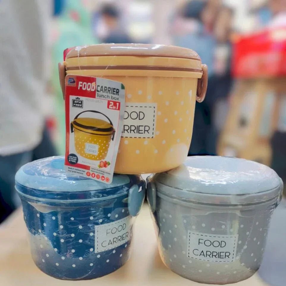 Double Layer Tiffin Lunch Box/Food Carrier - Rumaisas