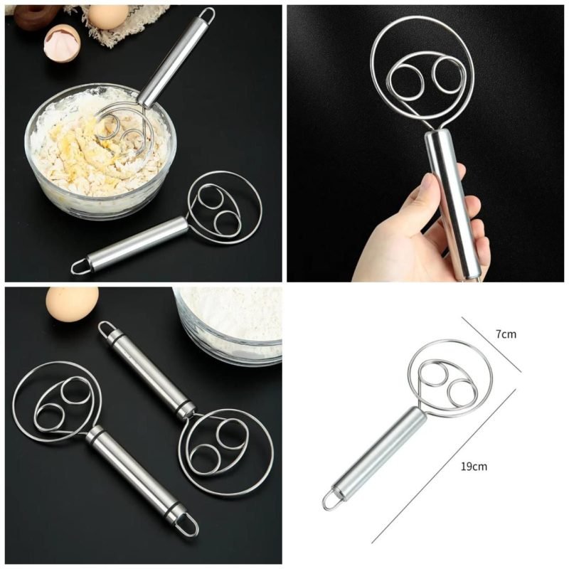 Dough Whisk Bread Mixer Stainless Steel - Rumaisas