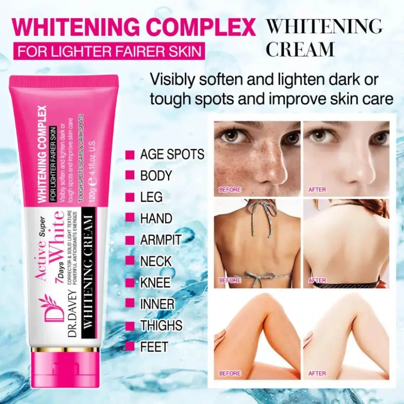 Dr Davey Active Super Private Parts Whitening Cream - 120g - Rumaisas