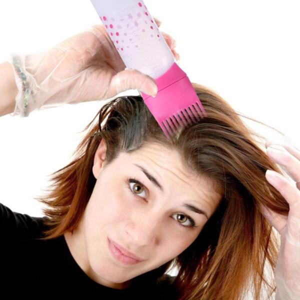 Empty Hair Dye Bottle - Reusable With Applicator Brush Bottles - 120ml - Rumaisas