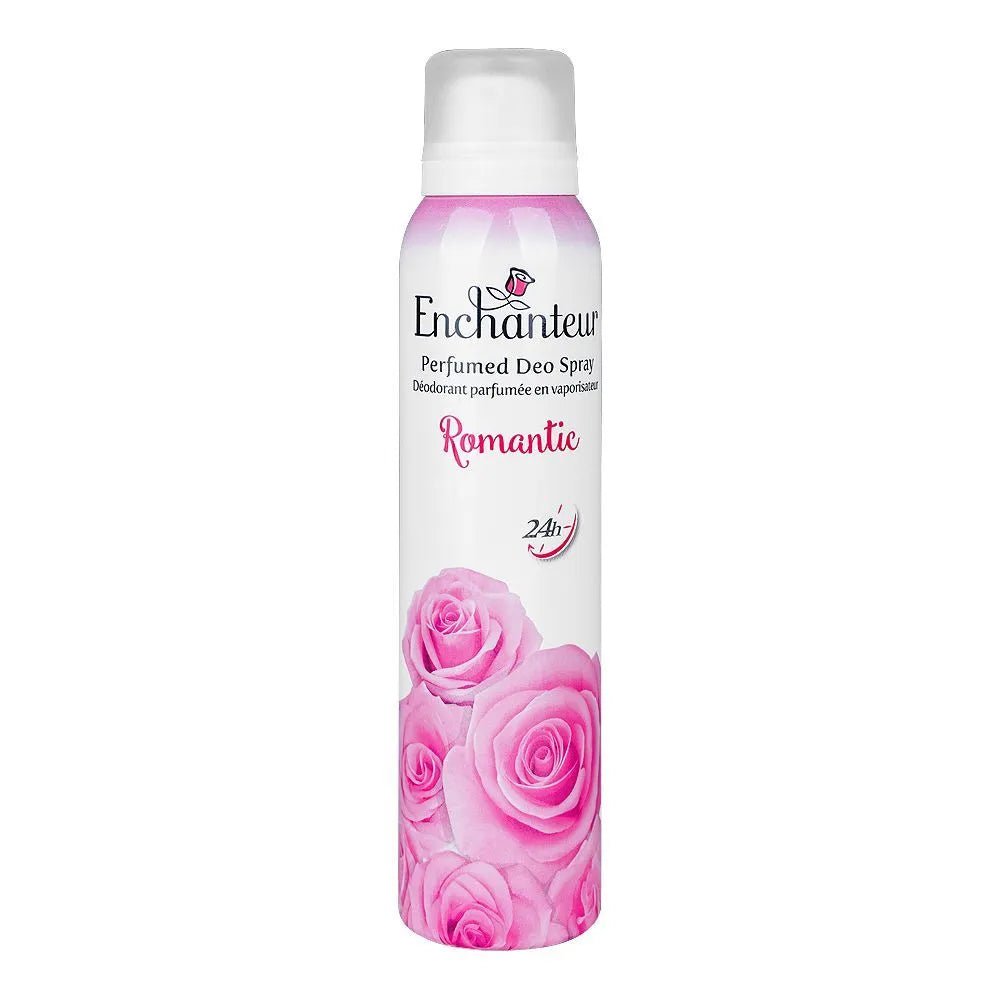 Enchanteur Romantic Perfumed Deodorant Spray, Anti - Perspirant, 24 Hours Lasting, For Women - 150ml - Rumaisas