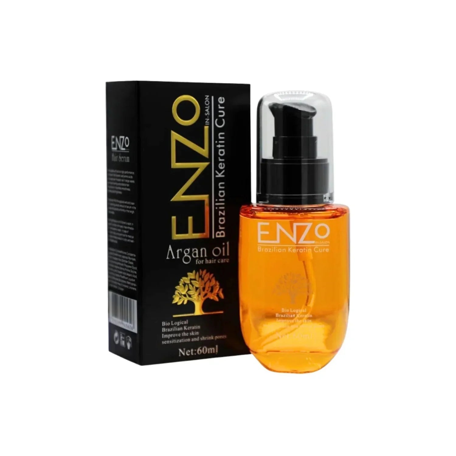 Enzo Argan Oil Brazilian Keratin Hair Care Serum - 60ml - Rumaisas