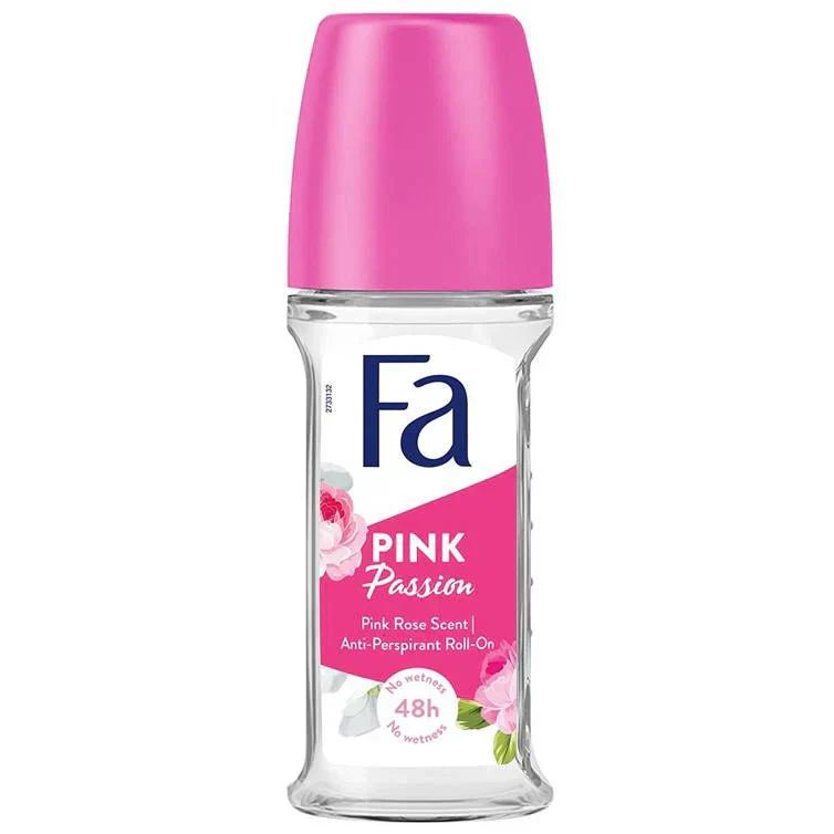 FA Anti - Perspirant Pink Passion Pink Rose Roll on - 50ml - Rumaisas