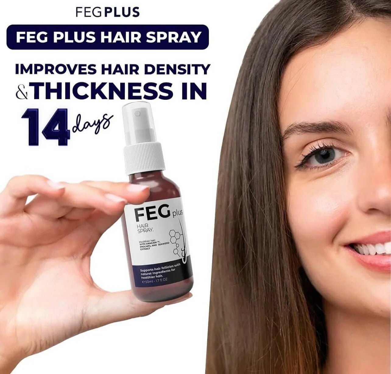 FEG Plus Hair Growth Spray - Rumaisas