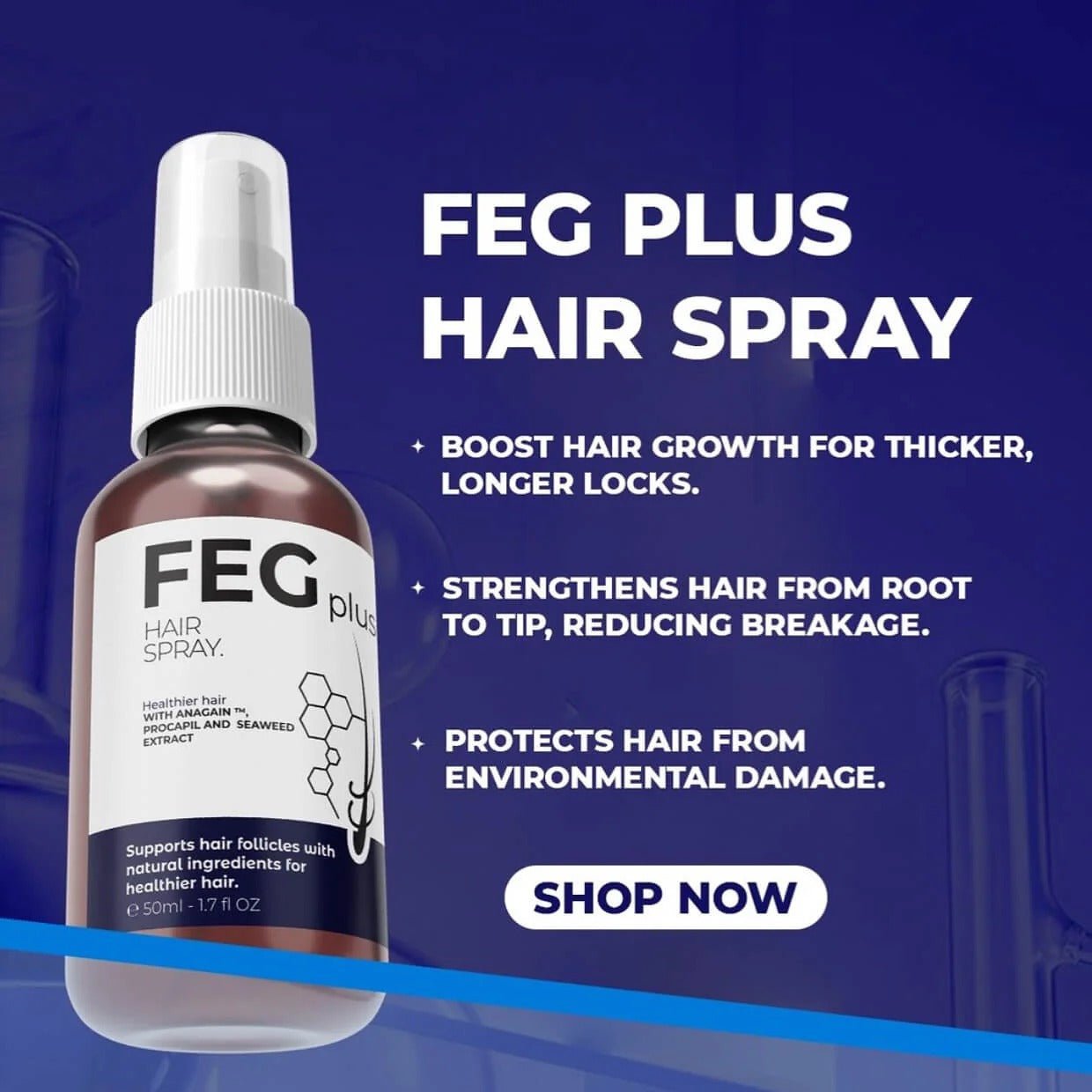 FEG Plus Hair Growth Spray - Rumaisas