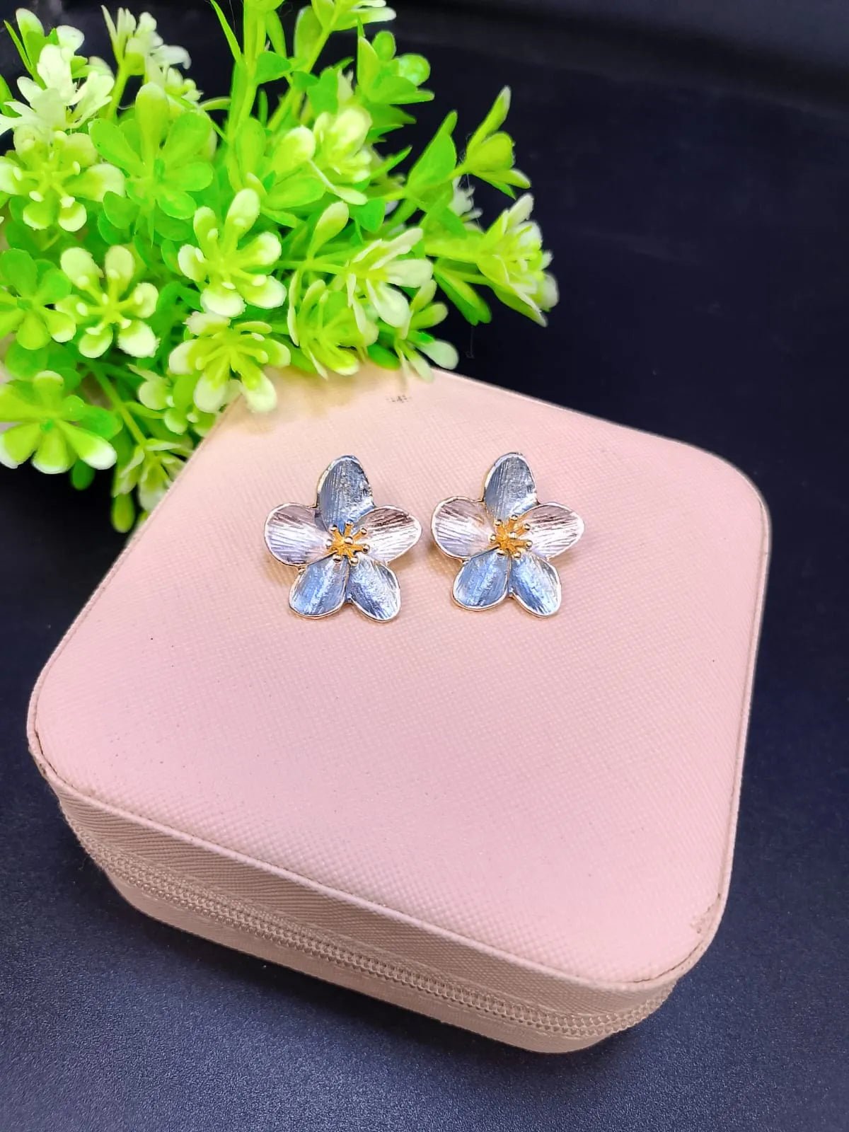 Flower Korea Stud Earrings - Rumaisas