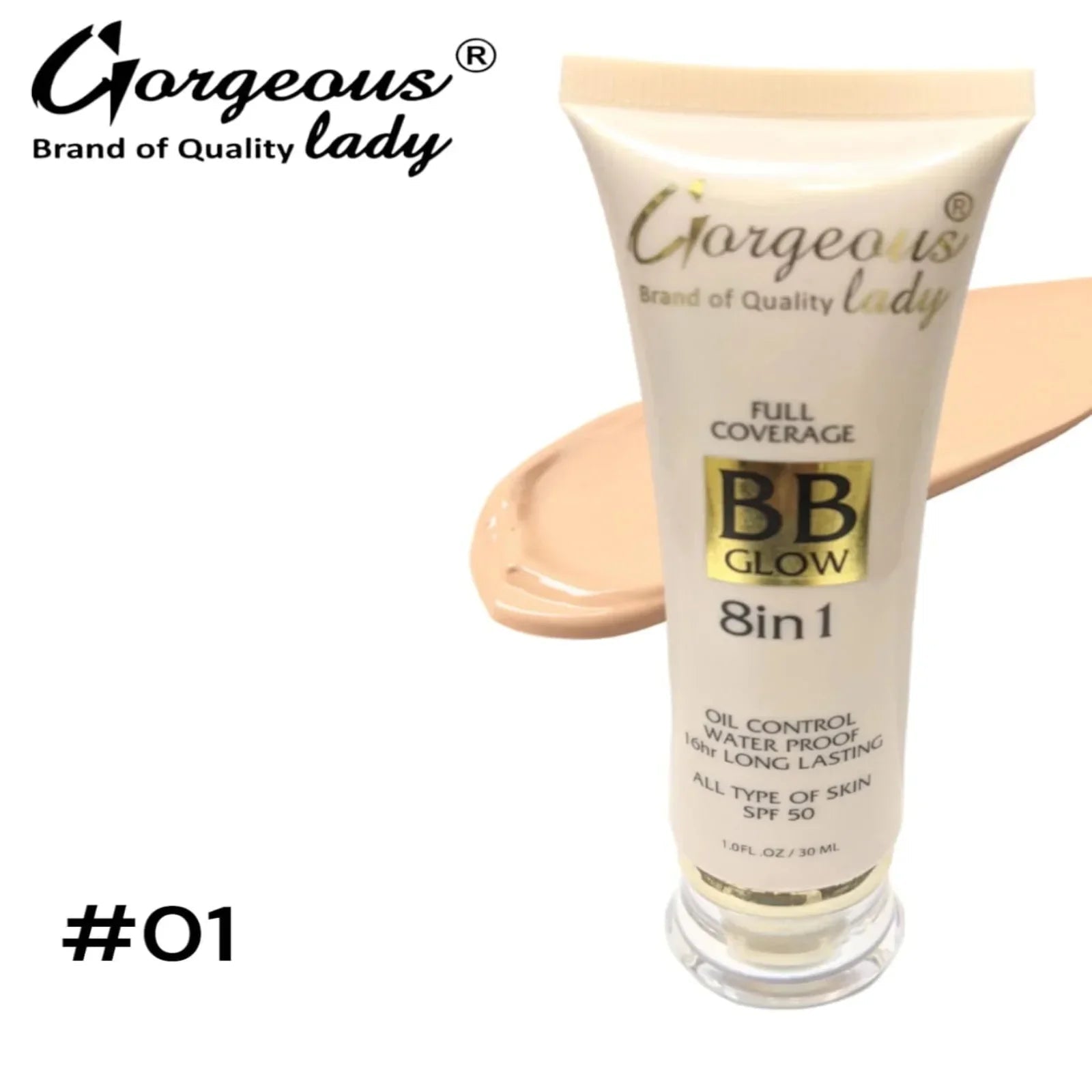 Gorgeous Lady 8 in 1 BB Glow Cream - 30ml - Rumaisas