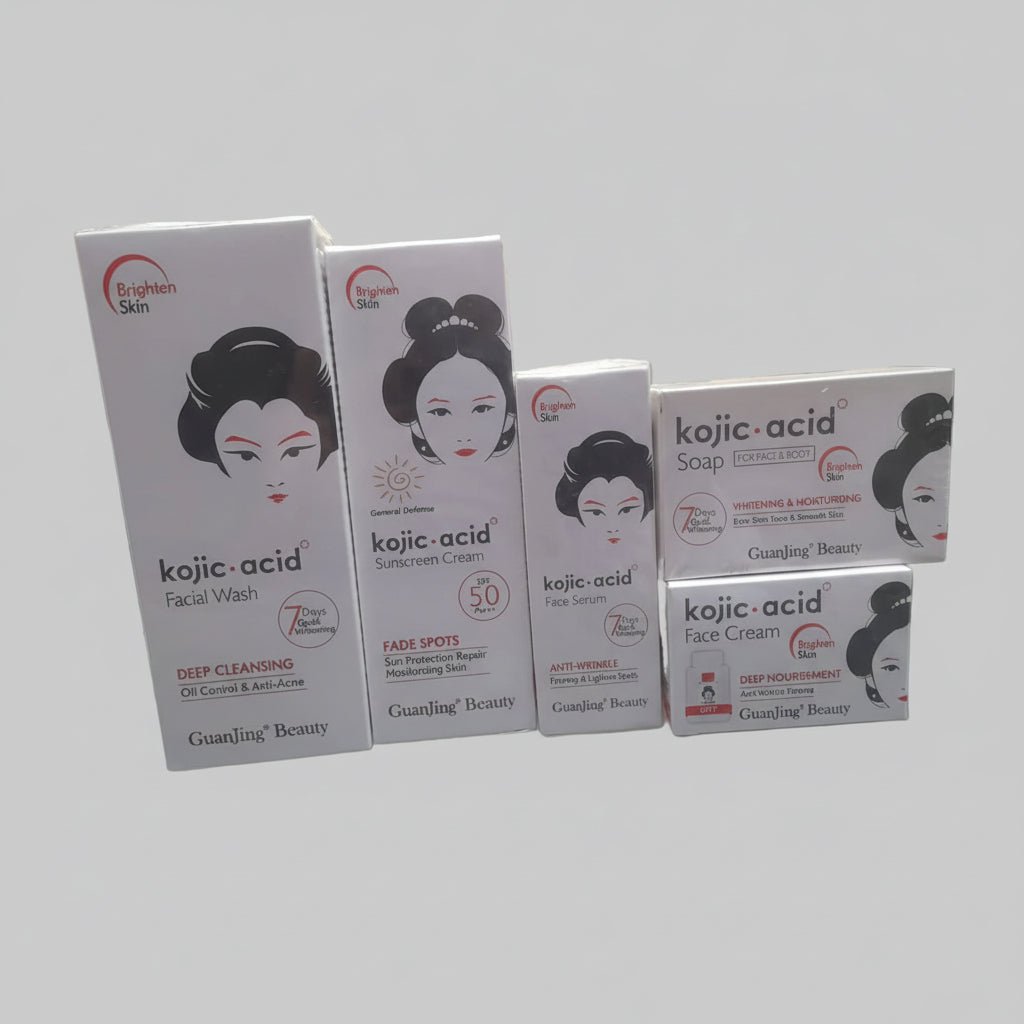Guanjing Beauty Kojic Acid Deal - 5in1 - Rumaisas