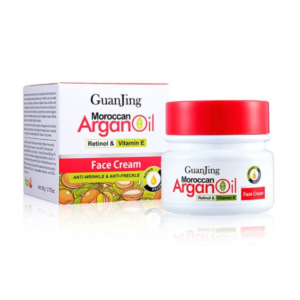 Guanjing Moroccan Argan Oil Retinol & Vitamin E Face Cream – 80g - Rumaisas