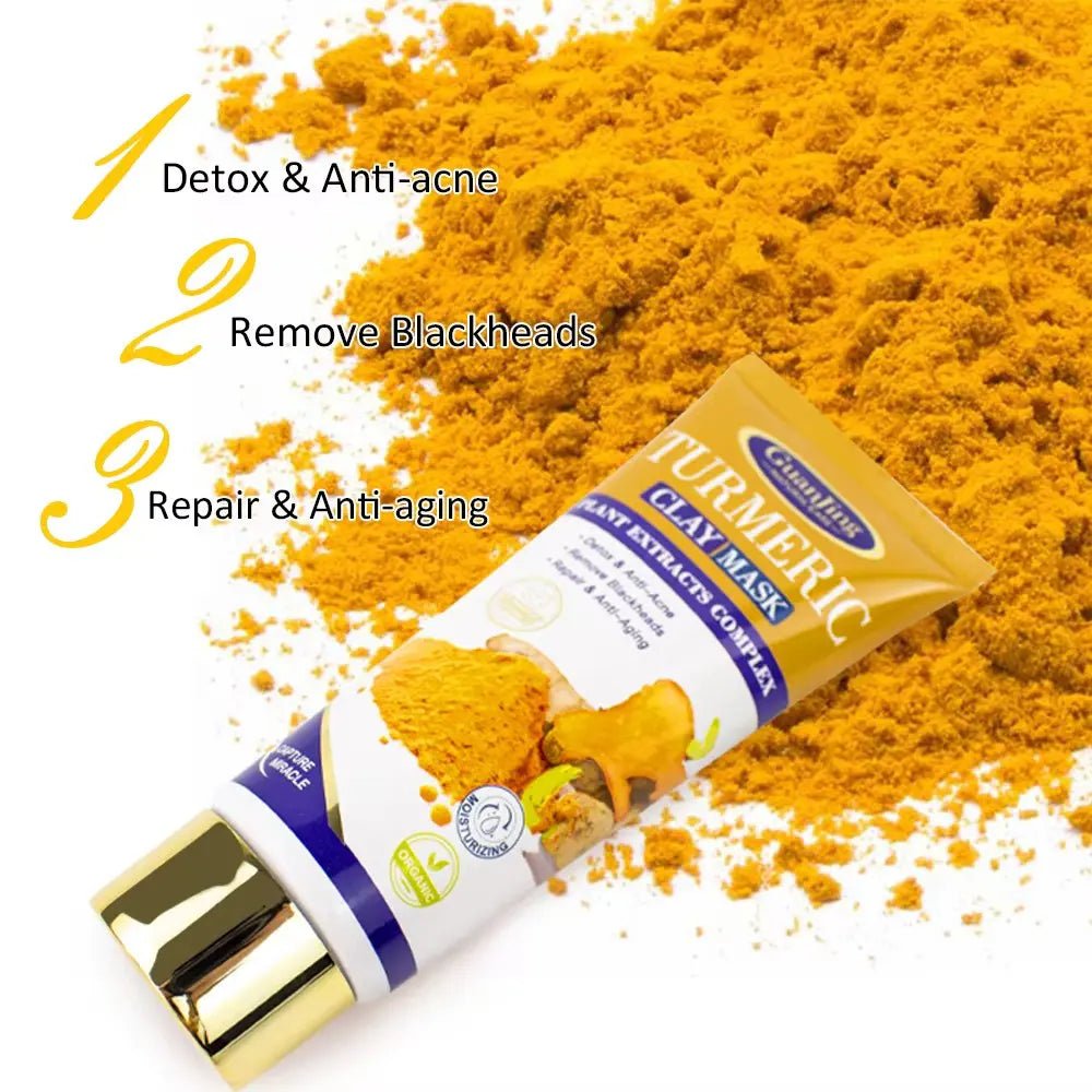 Guanjing Turmeric Brightening Clay Mask – Clear & Radiant - Rumaisas
