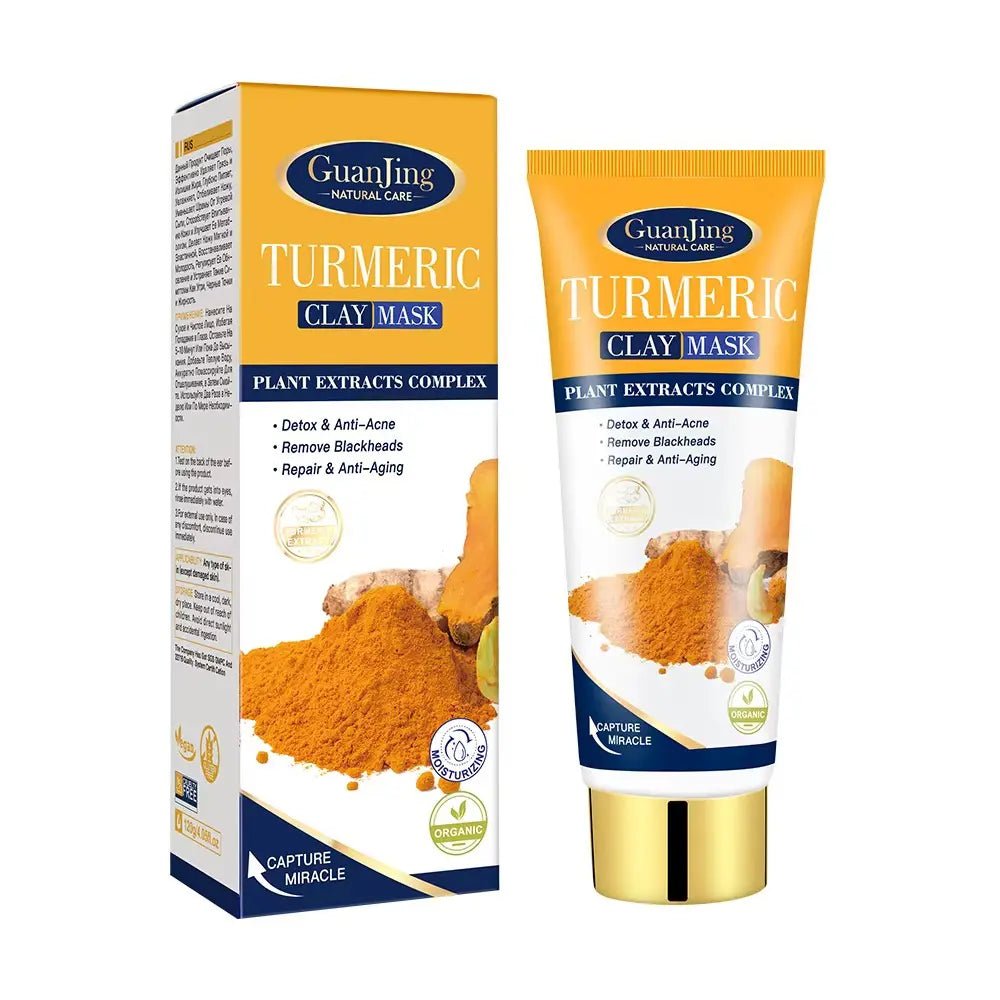 Guanjing Turmeric Brightening Clay Mask – Clear & Radiant - Rumaisas