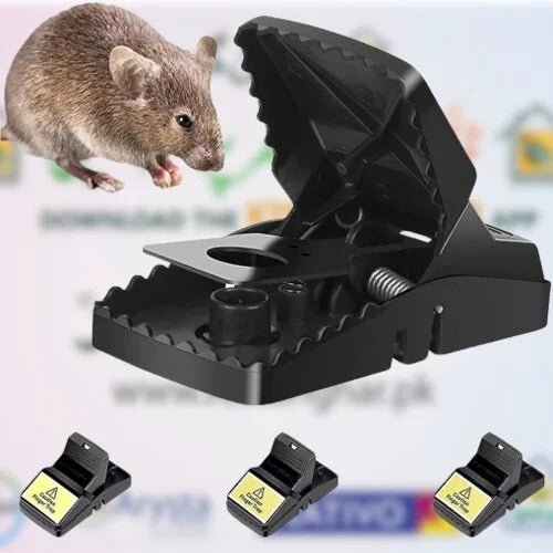 Heavy Duty Plastic Mouse Trap | Reusable Mouse Catcher | Best Quality Mouse Trap - Trap For Mouse - Rumaisas