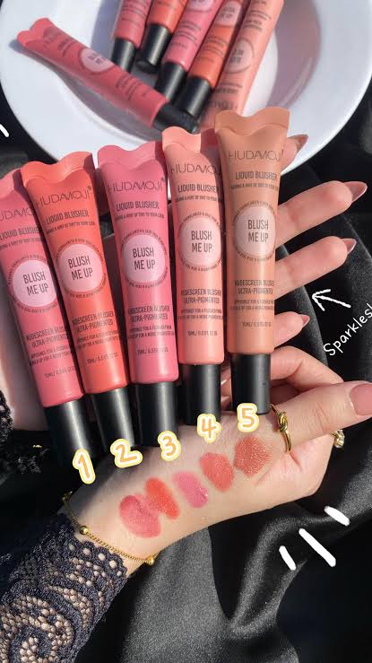 Hudamoji Blush Me Up Liquid Blusher - Rumaisas