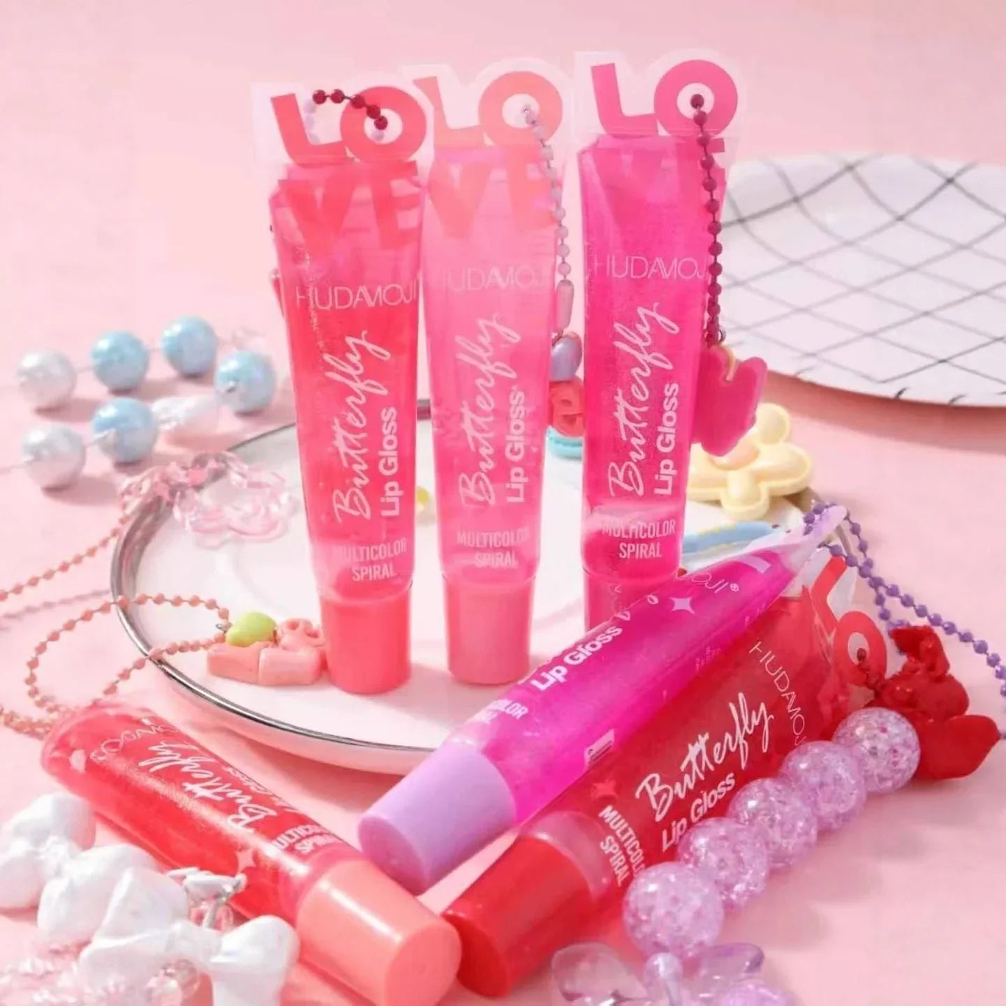 HUDAMOJI Pearlescent "Butterfly" Lip Gloss - Rumaisas