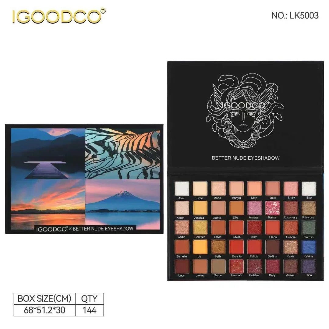 IGOODCO 40 Colors Eyeshadow Palette - Rumaisas