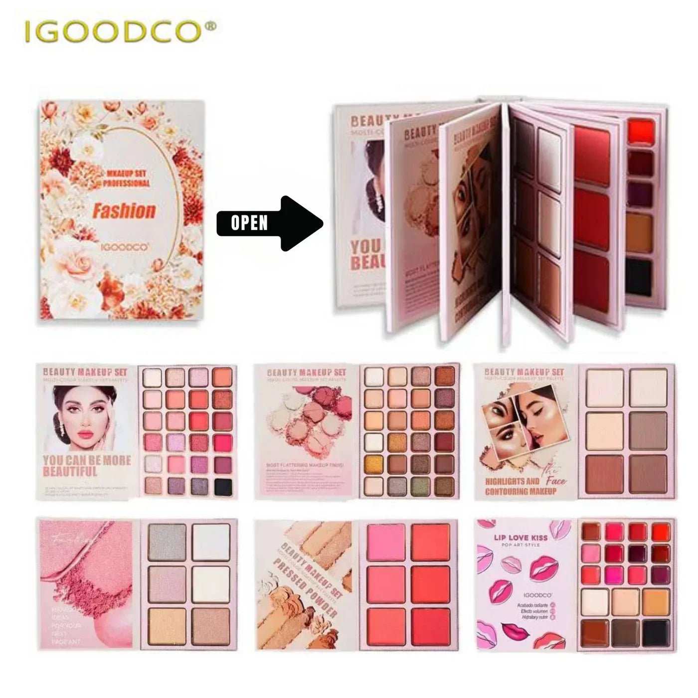 IGOODCO - 6 Layer Makeup Book Palette - Rumaisas