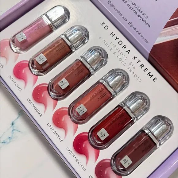 KIKO Milano 3D Hydra Xtreme Lipglosses - Pack of 6 - Rumaisas