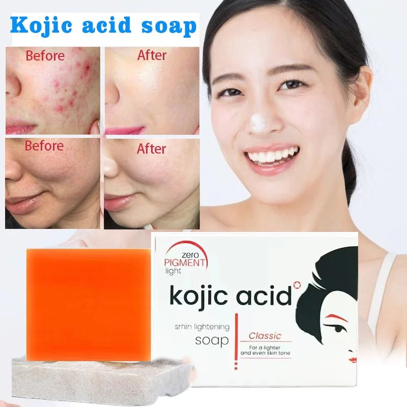Kojic Acid Soap For Face & Body Whitening & Moisturizing - Rumaisas