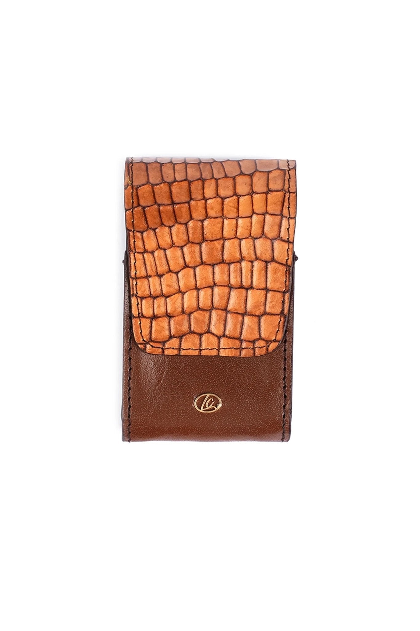 LOGO CIGARETTE CASE CB619 TAN - Rumaisas