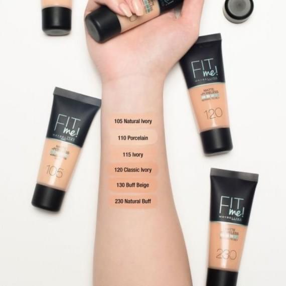 Maybelline - Fit Me Liquid Foundation Matte & Poreless - Rumaisas